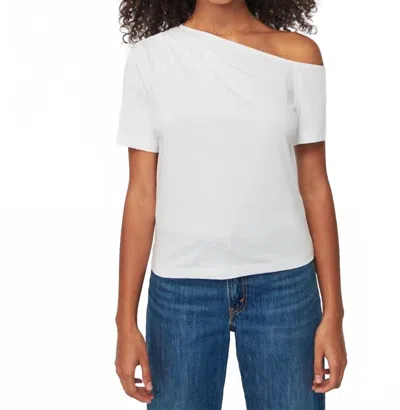 Nation Ltd Randa Draped Tee In White