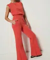 Nation Ltd Reece Sweatpant In Coral Kiss In Red