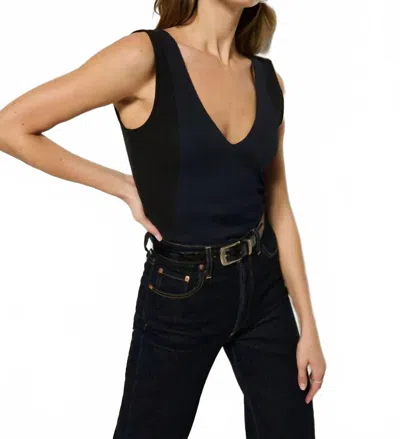 Nation Ltd Reese Tank Top In Jet Black