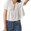 Nation Ltd Robin Tie-front Top In White