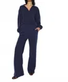 Nation Ltd Rocco Straight Legged Sweatpants In Graphite In Pink