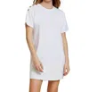 NATION LTD ROWAN T-SHIRT DRESS WITH SNAPS IN OPTIC WHITE