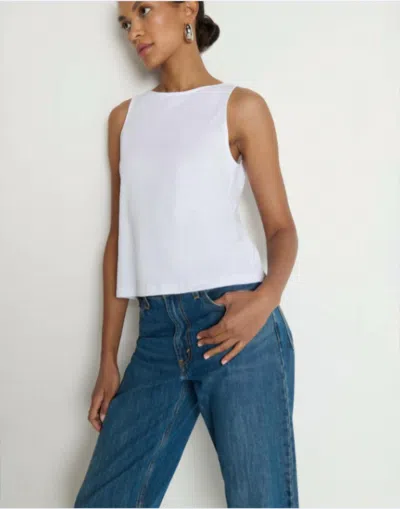 Nation Ltd Sammi Tie Back Tank In Optic White