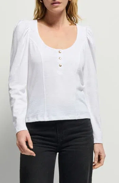 NATION LTD NATION LTD SANNIA SCOOP NECK COTTON HENLEY