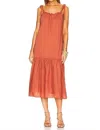 Nation Ltd Sequoia Voluminous Sundress In Tajin In Pink