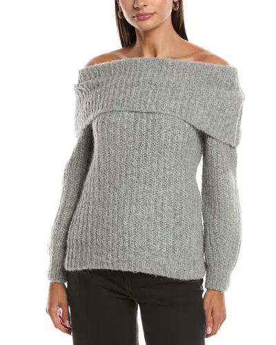 NATION LTD NATION LTD SERENA OFF-SHOULDER ALPACA-BLEND SWEATER
