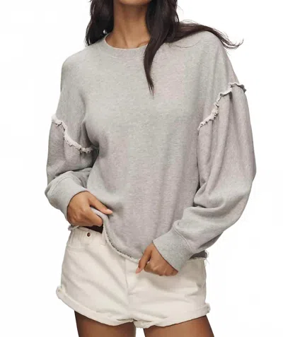 Nation Ltd Shane Sweatshirt In Heather Grey In Gray