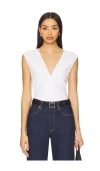 Nation Ltd Shelley Twist Front Top In White