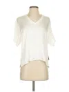Nation Ltd Short Sleeve Blouse In White