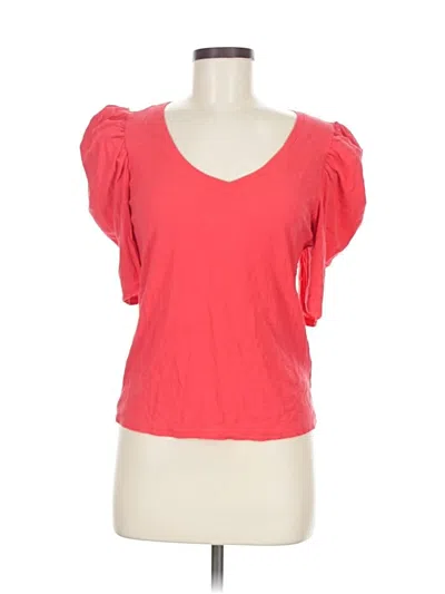 Pre-owned Nation Ltd Short Sleeve T-shirt In Red