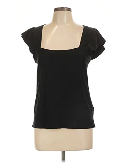 Pre-owned Nation Ltd Short Sleeve T-shirt In Black