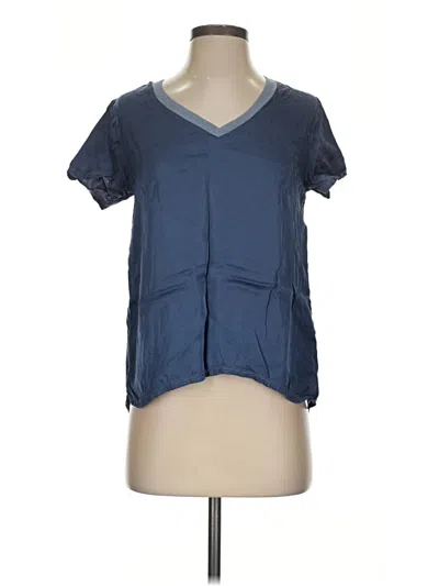 Pre-owned Nation Ltd Short Sleeve T-shirt In Blue