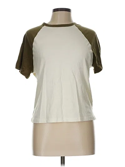 Pre-owned Nation Ltd Short Sleeve T-shirt In Brown