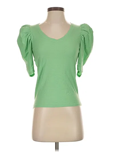 Pre-owned Nation Ltd Short Sleeve T-shirt In Green