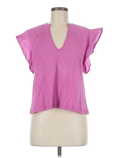 Pre-owned Nation Ltd Short Sleeve T-shirt In Pink