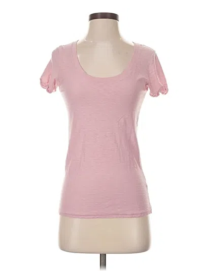 Pre-owned Nation Ltd Short Sleeve T-shirt In Pink