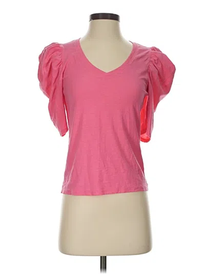 Pre-owned Nation Ltd Short Sleeve T-shirt In Pink