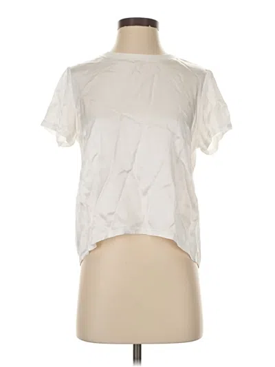 Pre-owned Nation Ltd Short Sleeve T-shirt In White