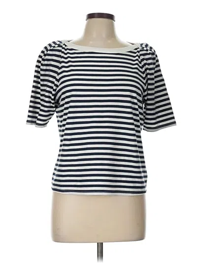 Pre-owned Nation Ltd Short Sleeve T-shirt In White