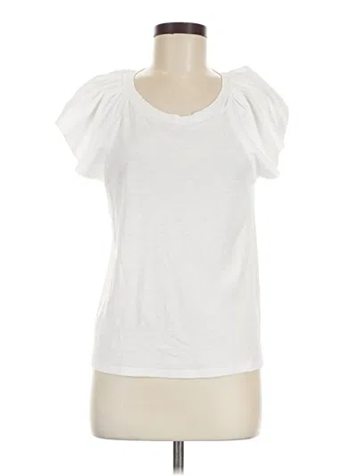 Pre-owned Nation Ltd Short Sleeve T-shirt In White