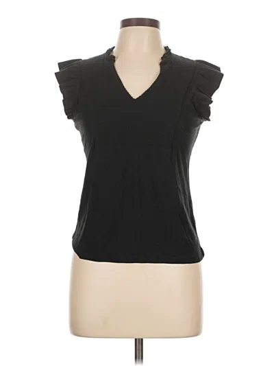Pre-owned Nation Ltd Sleeveless Blouse In Black