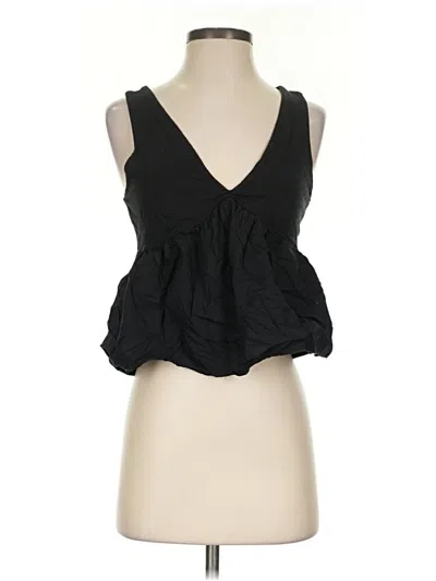 Pre-owned Nation Ltd Sleeveless Blouse In Black