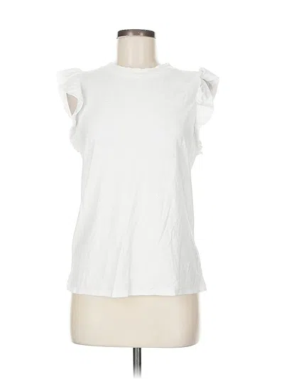 Pre-owned Nation Ltd Sleeveless T-shirt In White
