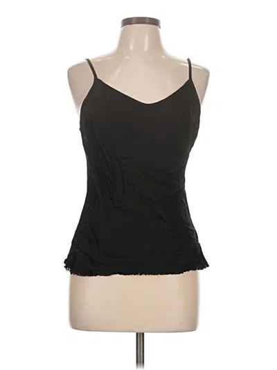Pre-owned Nation Ltd Sleeveless Top Black Halter Neckline Tops