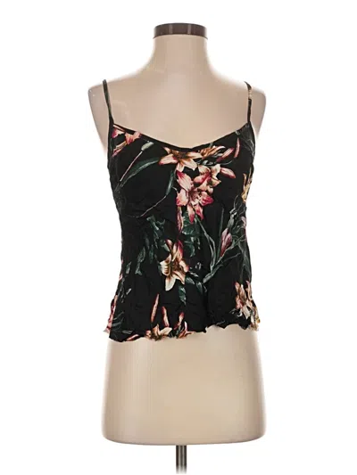 Pre-owned Nation Ltd Sleeveless Top Black Halter Neckline Tops