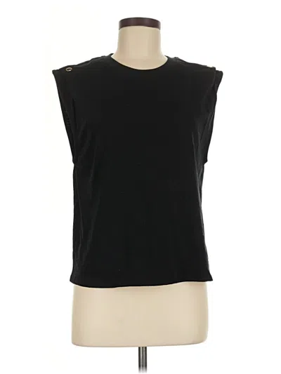 Pre-owned Nation Ltd Sleeveless T-shirt In Black