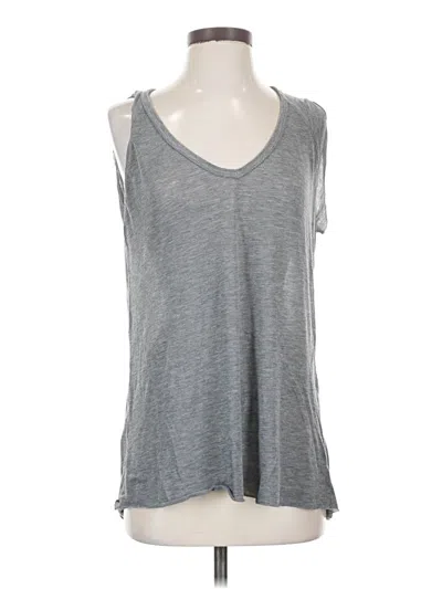 Pre-owned Nation Ltd Sleeveless T-shirt In Gray
