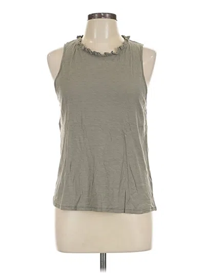 Pre-owned Nation Ltd Sleeveless T-shirt In Gray
