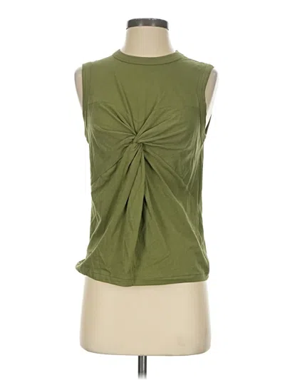 Pre-owned Nation Ltd Sleeveless T-shirt In Green
