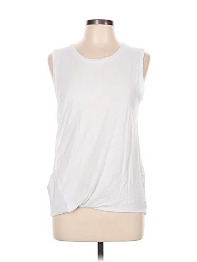 Pre-owned Nation Ltd Sleeveless T-shirt In Silver