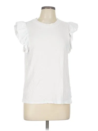 Pre-owned Nation Ltd Sleeveless T-shirt In White