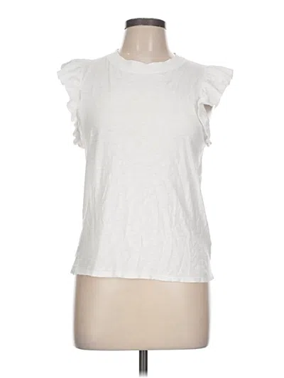 Pre-owned Nation Ltd Sleeveless T-shirt In White