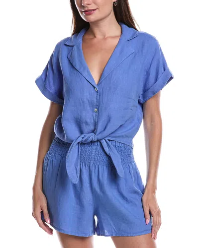 NATION LTD NATION LTD SOL TIE-FRONT LINEN SHIRT