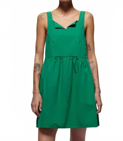 Nation Ltd Solie Dress In Verdant Green In Multi