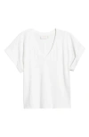 Nation Ltd Stevie Cuffed T-shirt In Optic White