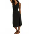 Nation Ltd Sumi Tank Dress In Jet Black In Black