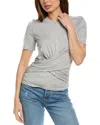 Nation Ltd Talia Wrap T-shirt In Grey
