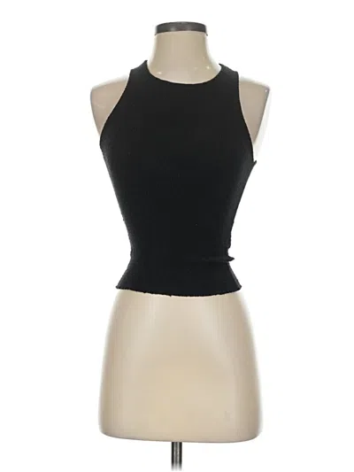 Pre-owned Nation Ltd Tank Top Black Halter Neckline Tops