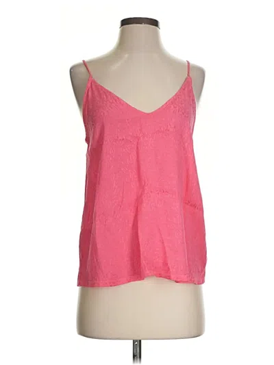 Pre-owned Nation Ltd Tank Top Pink Halter Neckline Tops