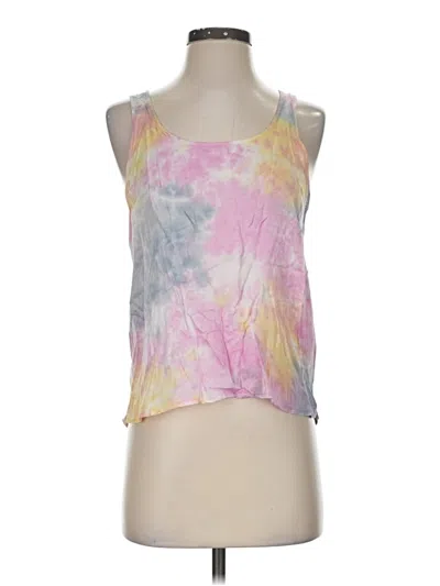 Pre-owned Nation Ltd Tank Top Pink Halter Neckline Tops
