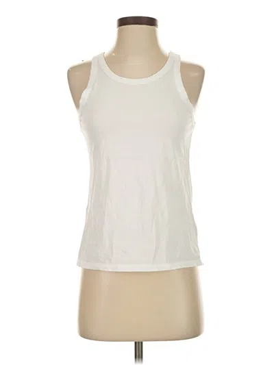 Pre-owned Nation Ltd Tank Top White Halter Neckline Tops