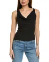 Nation Ltd Tarin Racerback Cowl Top In Black