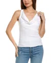 Nation Ltd Tarin Racerback Cowl Top In White