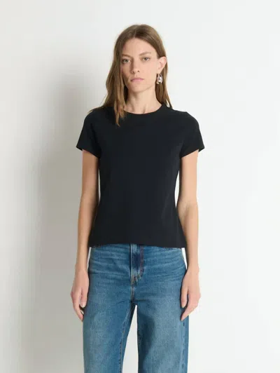 Nation Ltd Tavi Crew Neck Tee In Jet Black