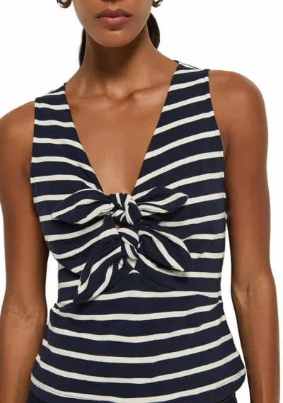Nation Ltd Terri Tank In Playa Stripe In Black