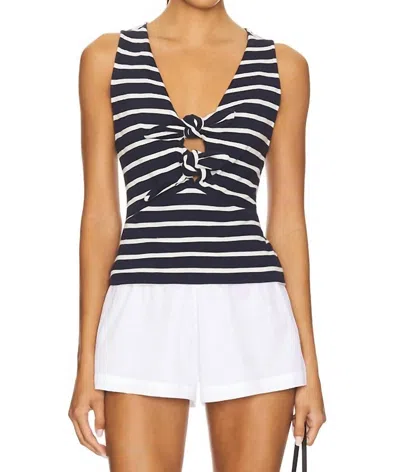Nation Ltd Terri Tank Top In Playa Stripe In Blue